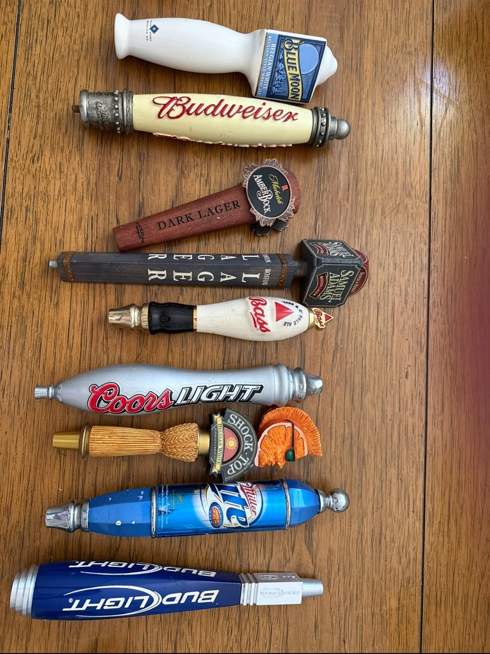 Budweiser Cream and Red Tap Handle - Budweiser Branded Beer Tap plus….all